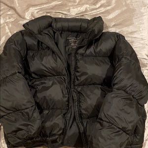 American Eagle Black Puffer Jacket